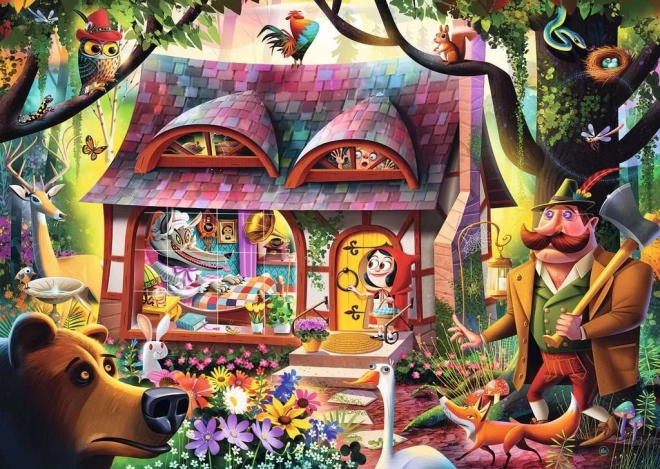 Piroska és a Farkas 1000 darabos puzzle