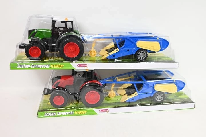 Traktor mezőgazdasági munkagéppel