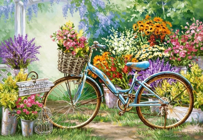 1000 darabos puzzle – Virágbörze