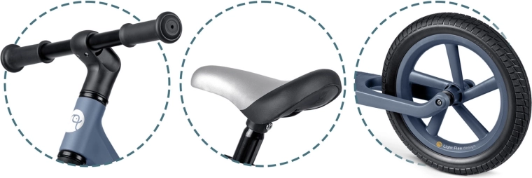 A gyermekkel együtt nő az állítható ülésmagasságnak köszönhetően