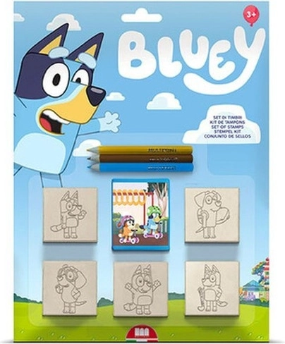 Multiprint Bluey 5 darabos bélyegzőkészlet