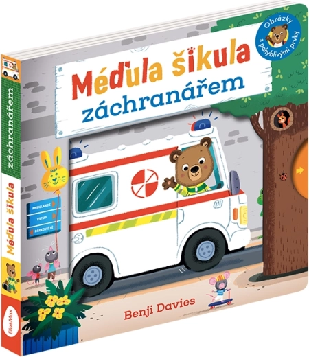 Mackó Miska, a mentő – képek mozgatható elemekkel