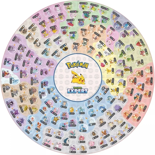 Kétoldalas játéktábla tele Pokémonokkal