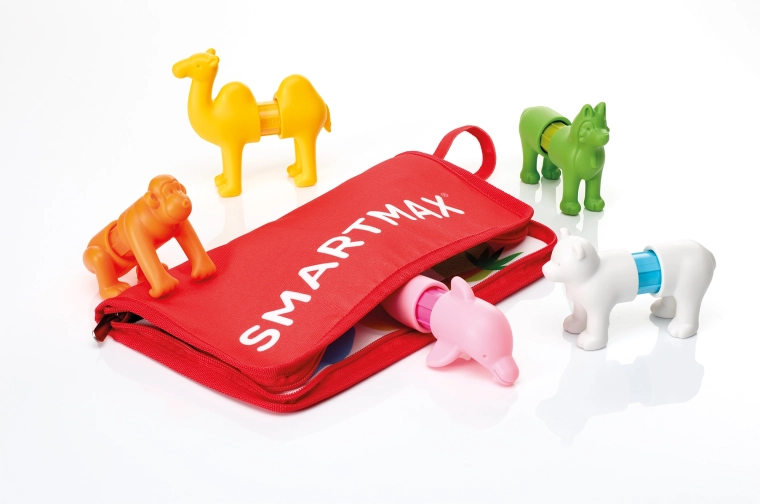 SmartMax első állataim a nagyvilágból – mágneses építőjáték 16 db