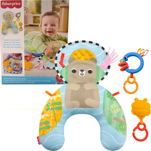 Fisher-Price érzékelő párna babáknak felfedezésre ösztönző játékokkal