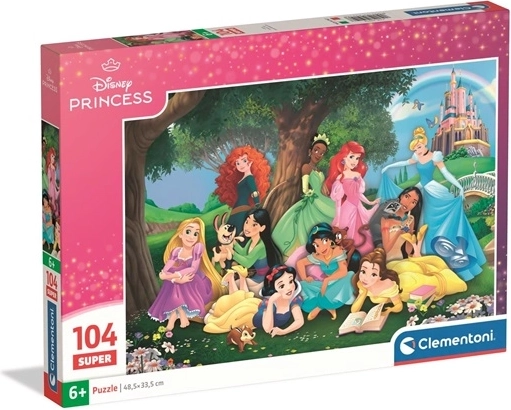Clementoni Disney Super Princess puzzle 104 darabos