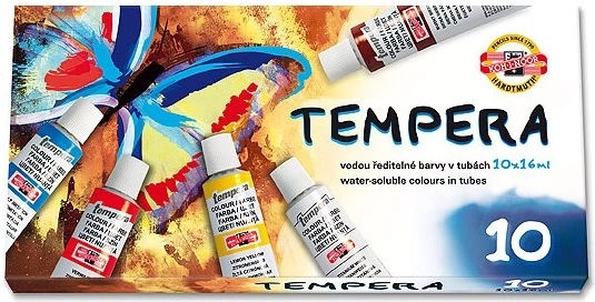 Temperafesték KOH-I-NOOR 10x16ml Pillangó