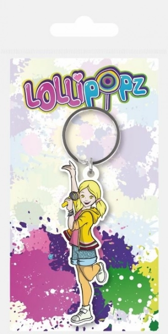 Lollipopz kulcstartó sárga