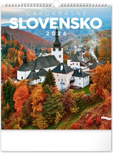 Fali naptár Varázslatos Szlovákia 2026