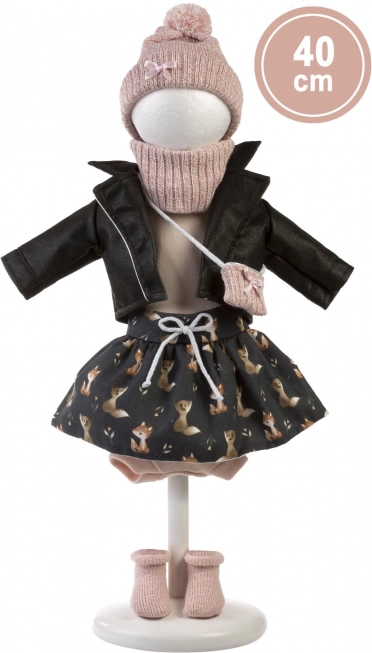 Llorens baba ruha 40 cm - téli szett