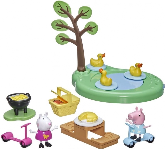 Peppa malac: piknikkészlet figurákkal