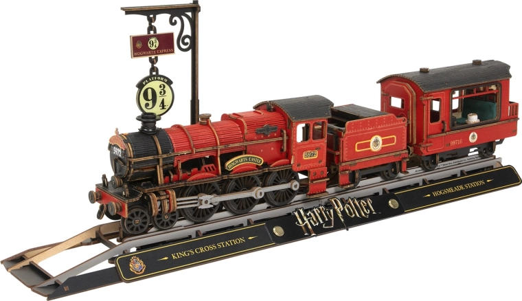 Részletgazdag fa 3D puzzle Harry Potter-rajongóknak