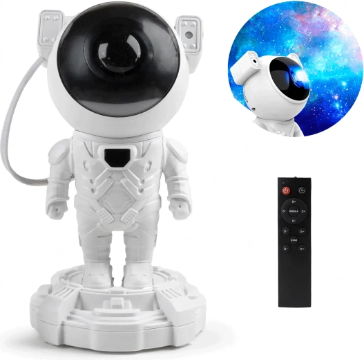 Forgatható űrhajós fej a pontos vetítéshez