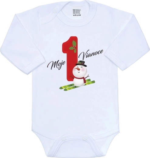 Baba body New Baby az első karácsonom, méret 56 (0–3 hónap)