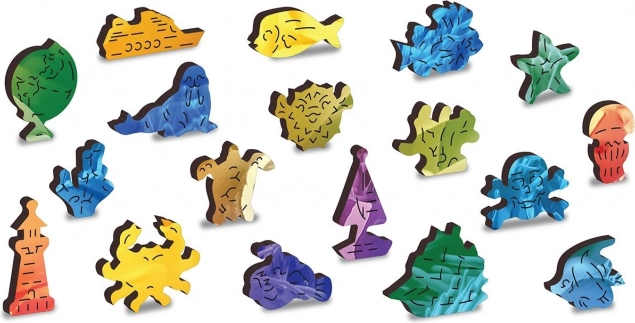 Eredeti formájú puzzle-darabok