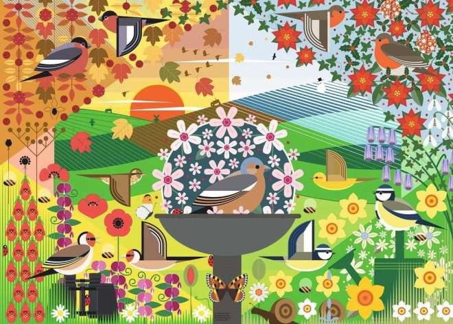 Puzzle Szeretem a madarakat