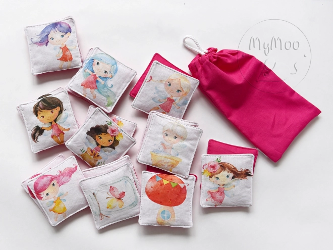 Mymoo textil memóriajáték Erdei tündérek