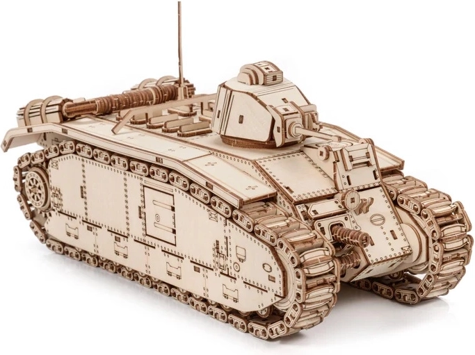 Részletgazdag Char B1 harckocsimodell