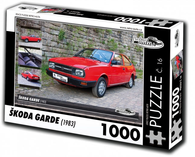 RETRO-AUTA kirakó Škoda Garde 1983, 1000 darab
