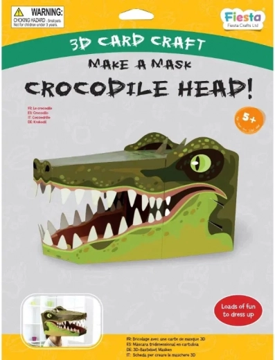 Kreatív készlet 3D maszk Krokodil