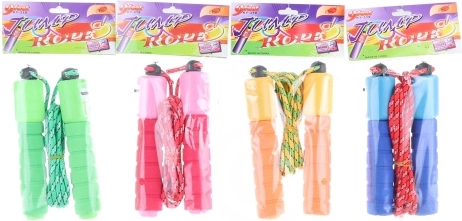 Műanyag ugrókötél számlálóval, 2 m