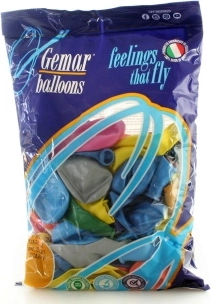 Gemar színes fémes lufik