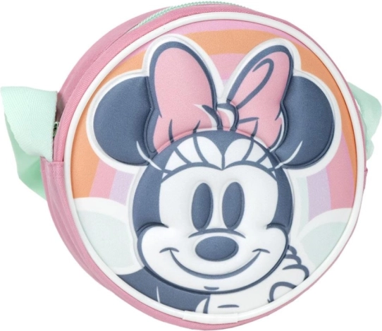 Minnie gyerek válltáska cipzárral