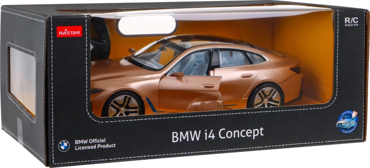 BMW i4 concept rádióvezérlésű autó Rastar 1:14