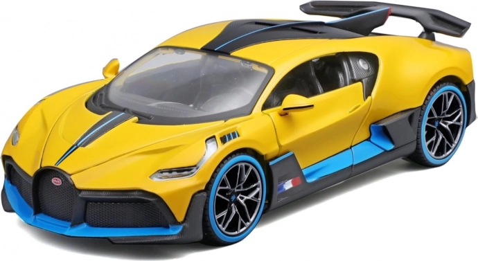 BUGATTI Divo 1:24 autómodell sárga