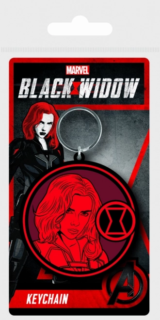 MARVEL Fekete Özvegy gumis kulcstartó