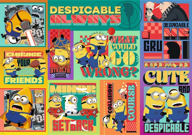 Gru 4: Minyonok és Gru puzzle, 1000 darab