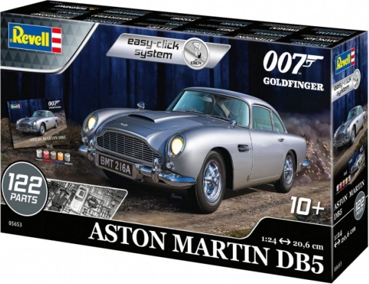 Ajándékszett Aston Martin DB5 JAMES BOND 007 Goldfinger 1:24