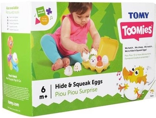 Toomies bújócska és csipogó tojások (6 db)