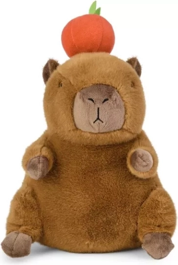 Plüss kapibara almával 25 cm Daffi