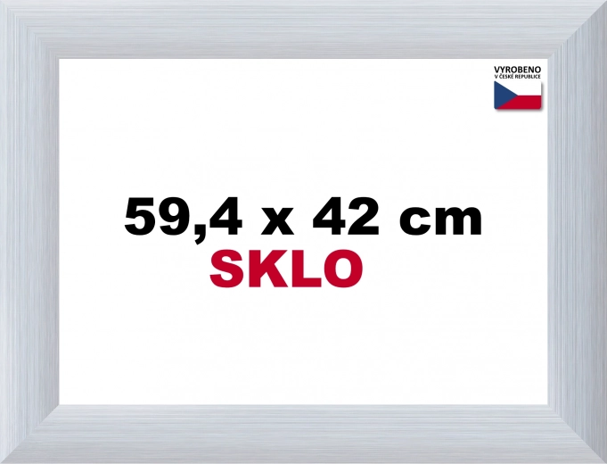 Alumínium puzzle keret 59,4 x 42 cm - ezüst