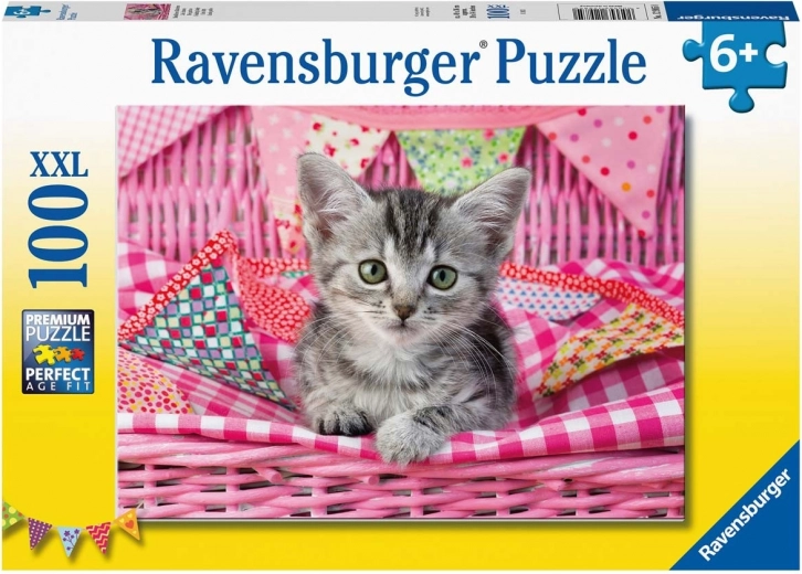 Puzzle 100 XXL darab Cuki kiscica