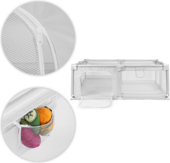 Praktikus cipzáras bejárat és zseb