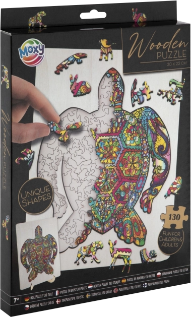 MOXY Kontúros puzzle Teknős 130 darab