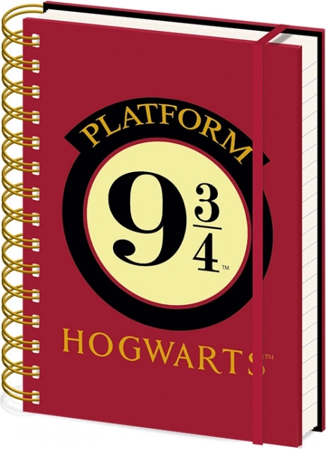 Harry Potter A5 spirálfüzet - 9 és 3/4 vágány
