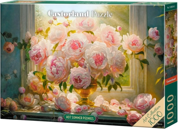 Puzzle nyári pünkösdirózsák 1000 darab – Castorland Art Collection