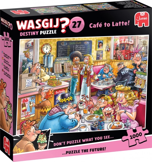Puzzle Wasgij Destiny 27: Kávéház Latte 1000 darabból
