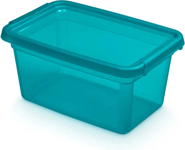 Basestore Ocean tárolódoboz fedéllel és csatokkal 4,5 l