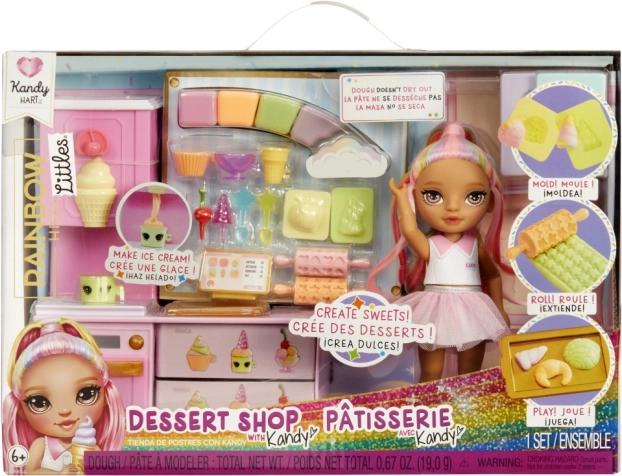 Rainbow High Littles cukrászda kistestvérrel és konyhával