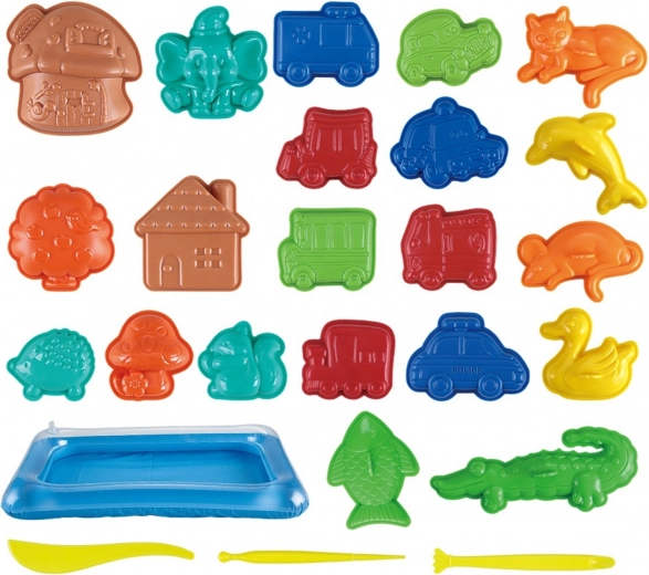 Gazdag formák és eszközök készlete