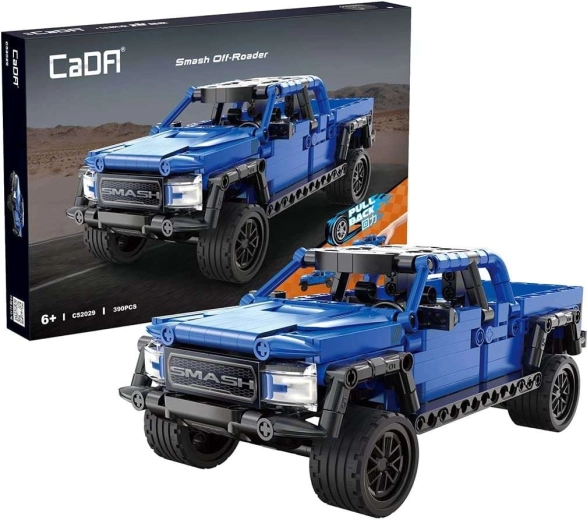 CaDA kék terepjáró Smash Off-Roader pull-back meghajtással
