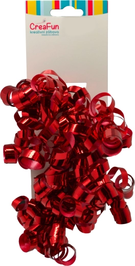 Ajándék metallic vörös masni, 2 db (6 mm)