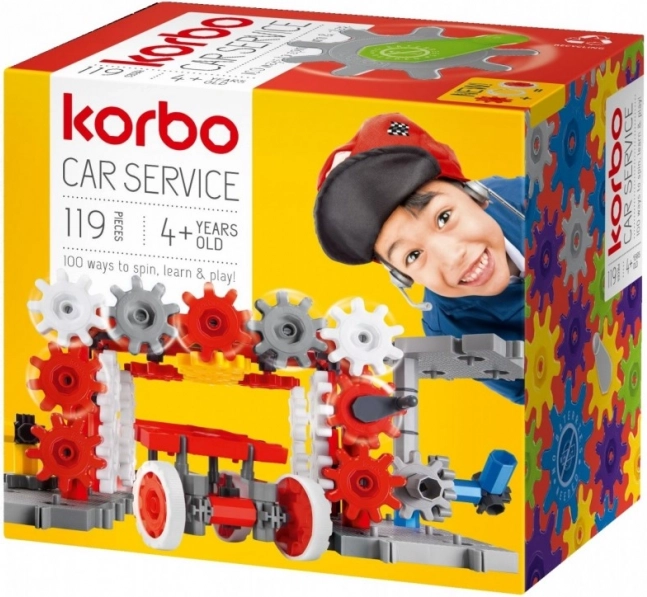 Korbo Autószerviz Építőkészlet