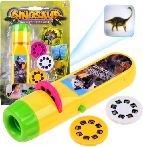 Gyerek projektor zseblámpa dinoszauruszokkal