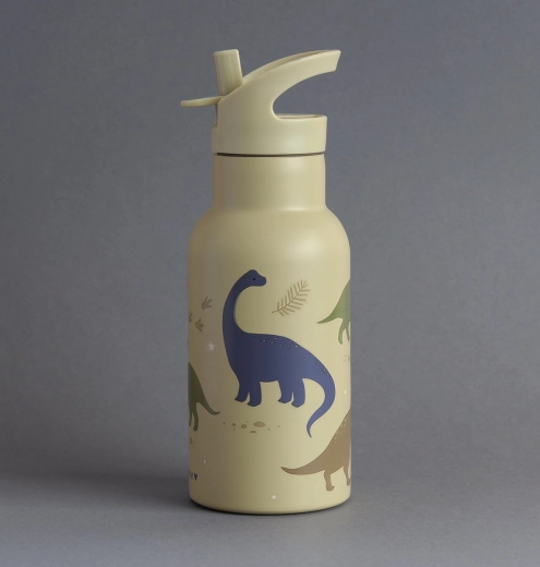 Rozsdamentes acél ivópalack dinoszaurusz mintával - 350 ml
