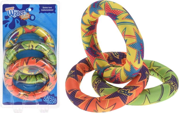Víz alatti neoprén gyűrűk 13 cm, 3 db-os készlet